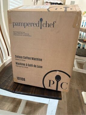 Pampered Chef Deluxe Coffee Machine with additional inserts